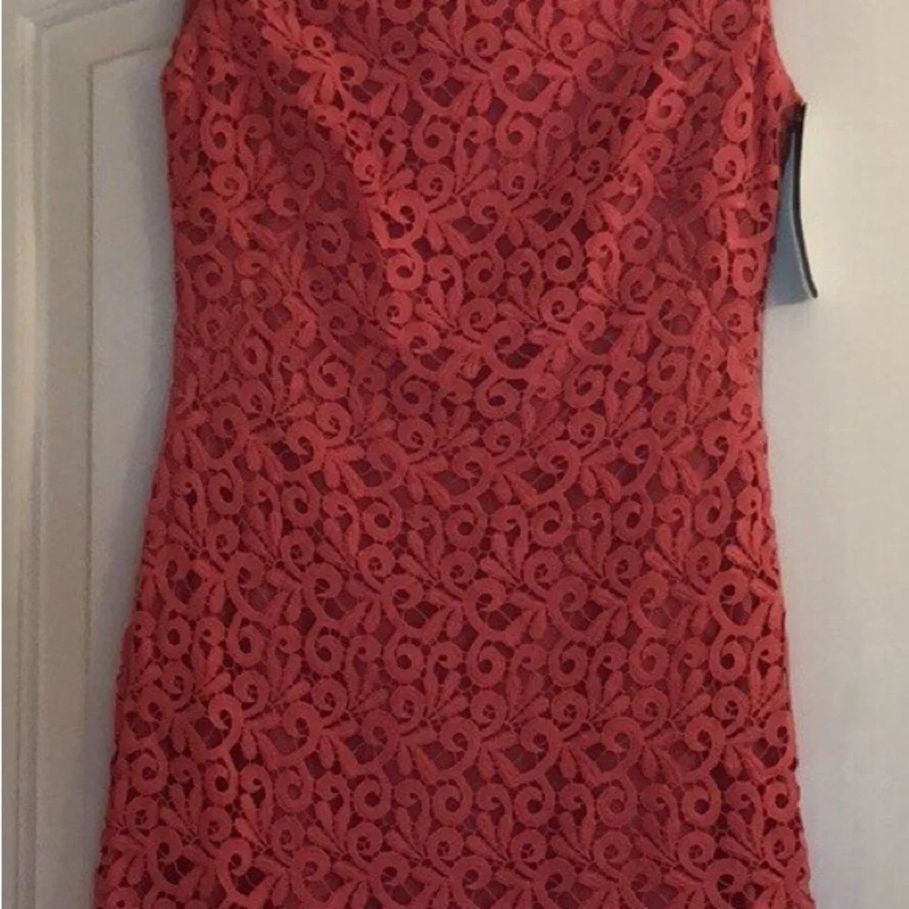 Ralph Lauren Coral Lace Midi Dress; NWT; Size 8 - Picture 16 of 16